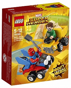 Конструктор Lego Super Heroes – Человек-паук против Песочного человека. Mighty Micros (Lego, 76089-L)